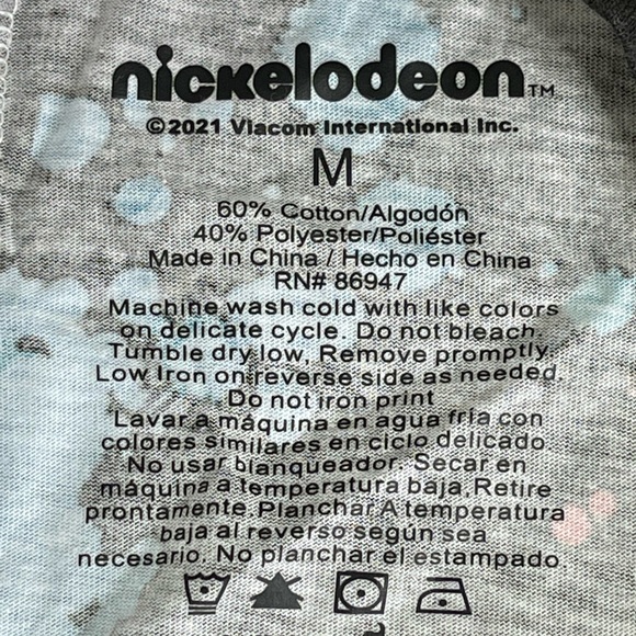 Nickelodeon Rugrats unisex t-shirt Size M Paint Splatter - Picture 6 of 7